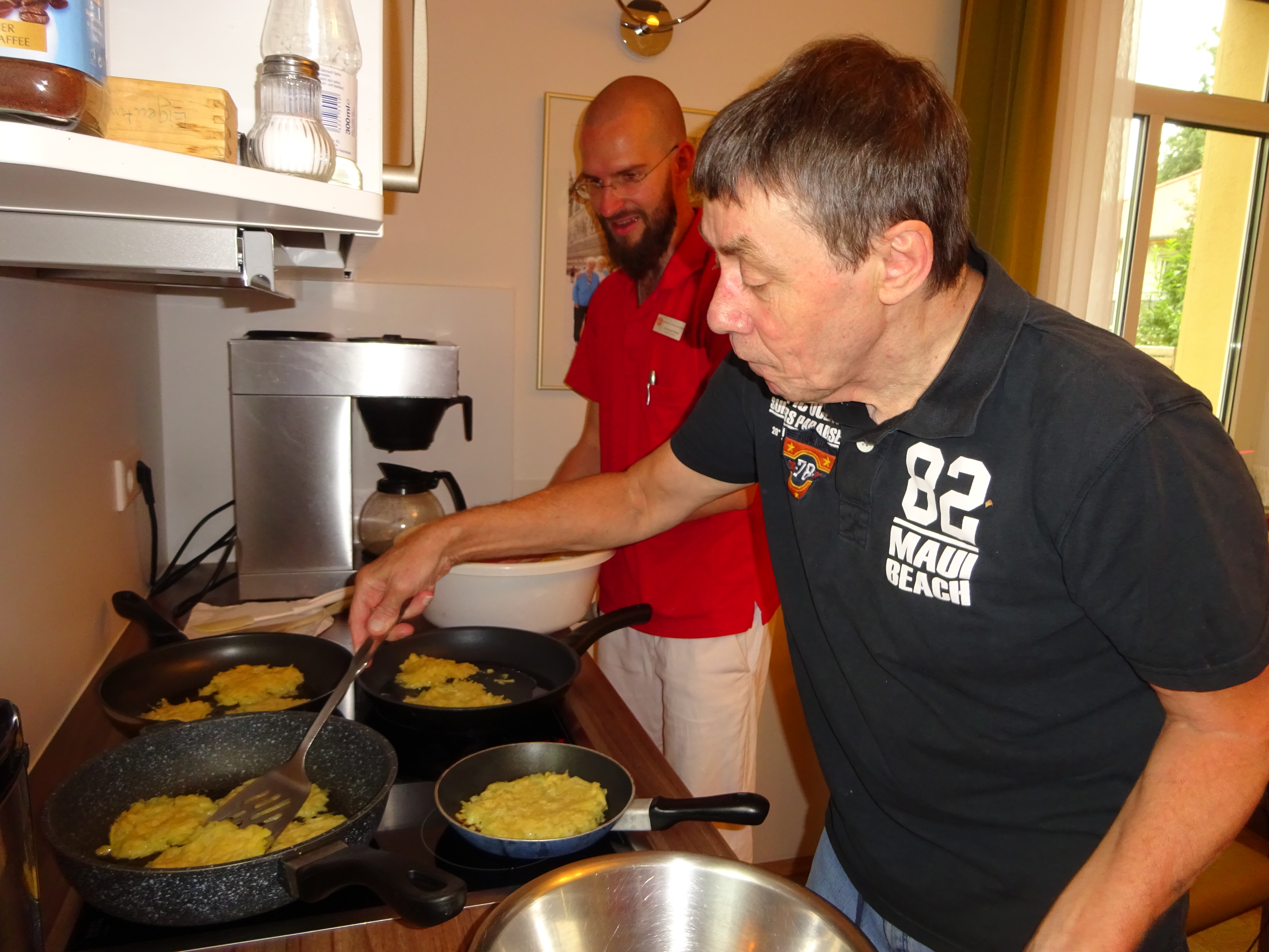 Wir machen Kartoffelpuffer am 02.08.2016