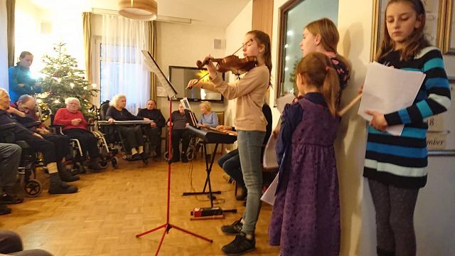 Flötenkinder am 19.12.2018